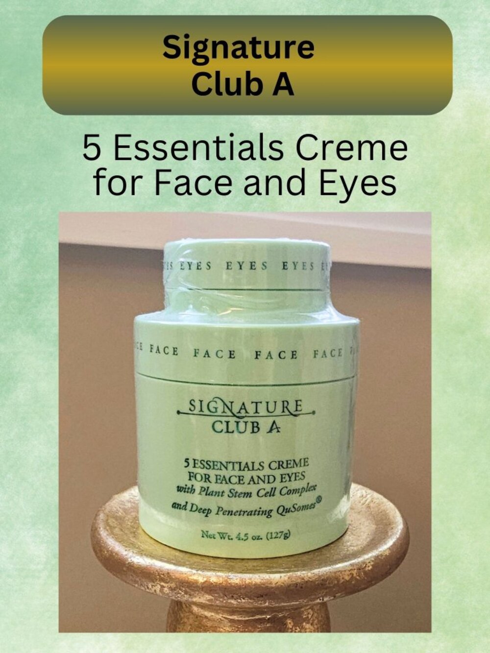 Signature Club A 5 Essentials Cream for Face and Eyes 4.5 oz